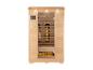 HOME DELUXE helle Holz-Infrarotsauna mit Glastür und Bedienfeld.