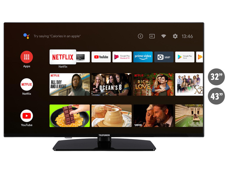 Gehe zu Vollbildansicht: TELEFUNKEN Fernseher »XFAN750M« Android Smart TV Full-HD - Bild 1