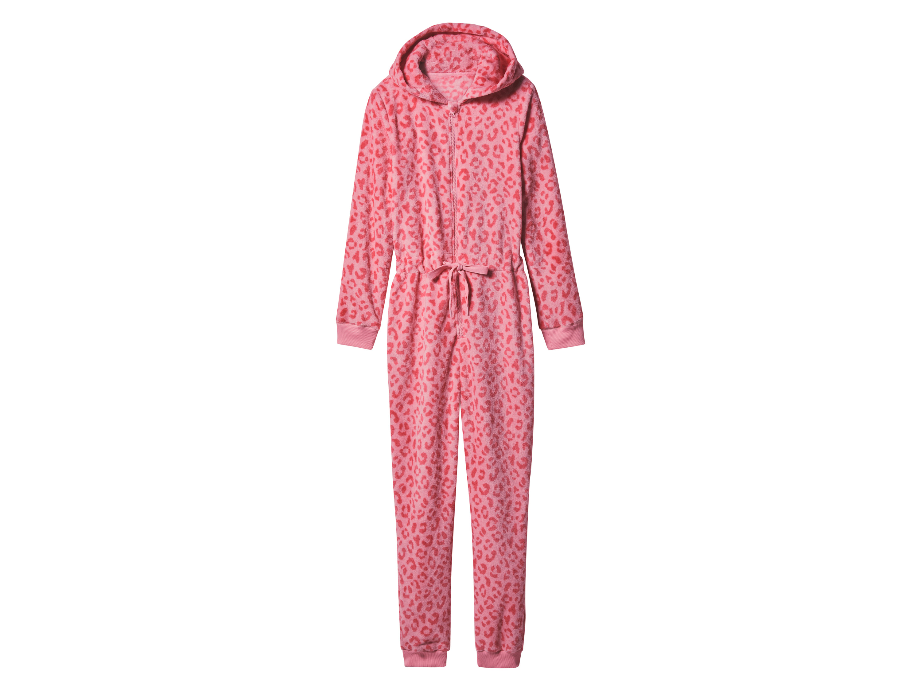 ESMARA® Damen Jumpsuit Plüsch (Leo, M(40/42))