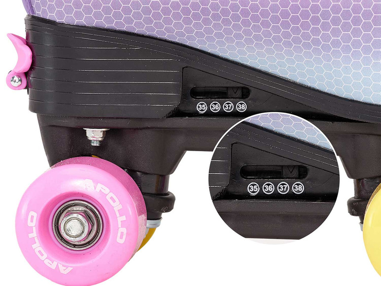 Gehe zu Vollbildansicht: Apollo Retro Rollschuhe »Disco Roller«, größenverstellbar - Bild 3
