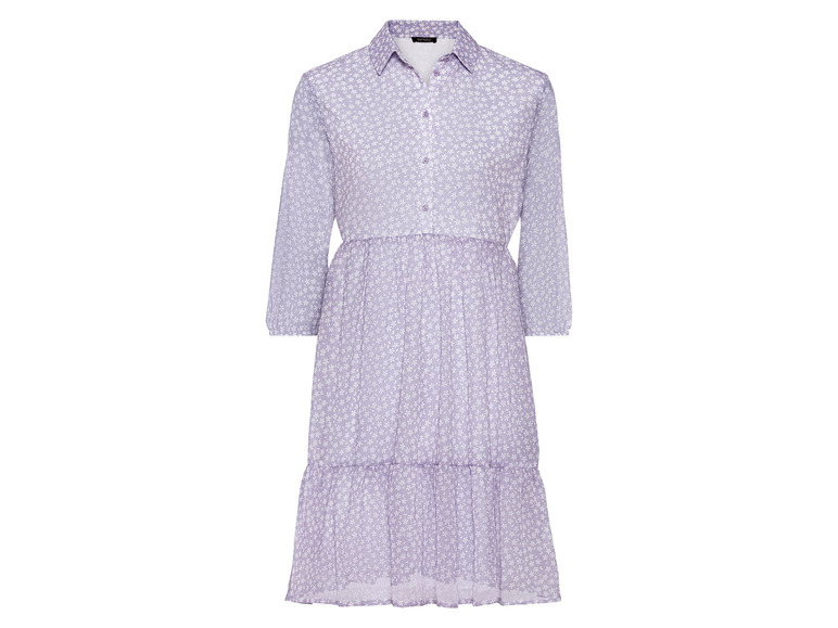 Gehe zu Vollbildansicht: esmara Damen Kleid, in fließender Chiffon-Qualität - Bild 2