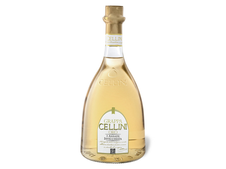 Angebotieren Cellini Grappa Oro 38 % Vol