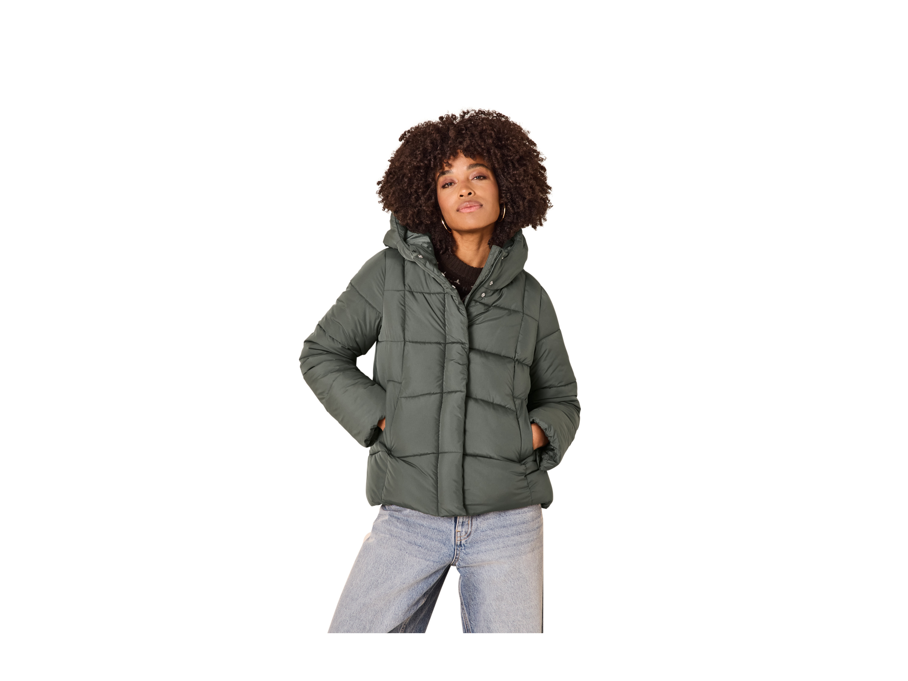 ESMARA® Premium Damen Thermosteppjacke (Grün, S(36/38)) – Bild 4 von 4