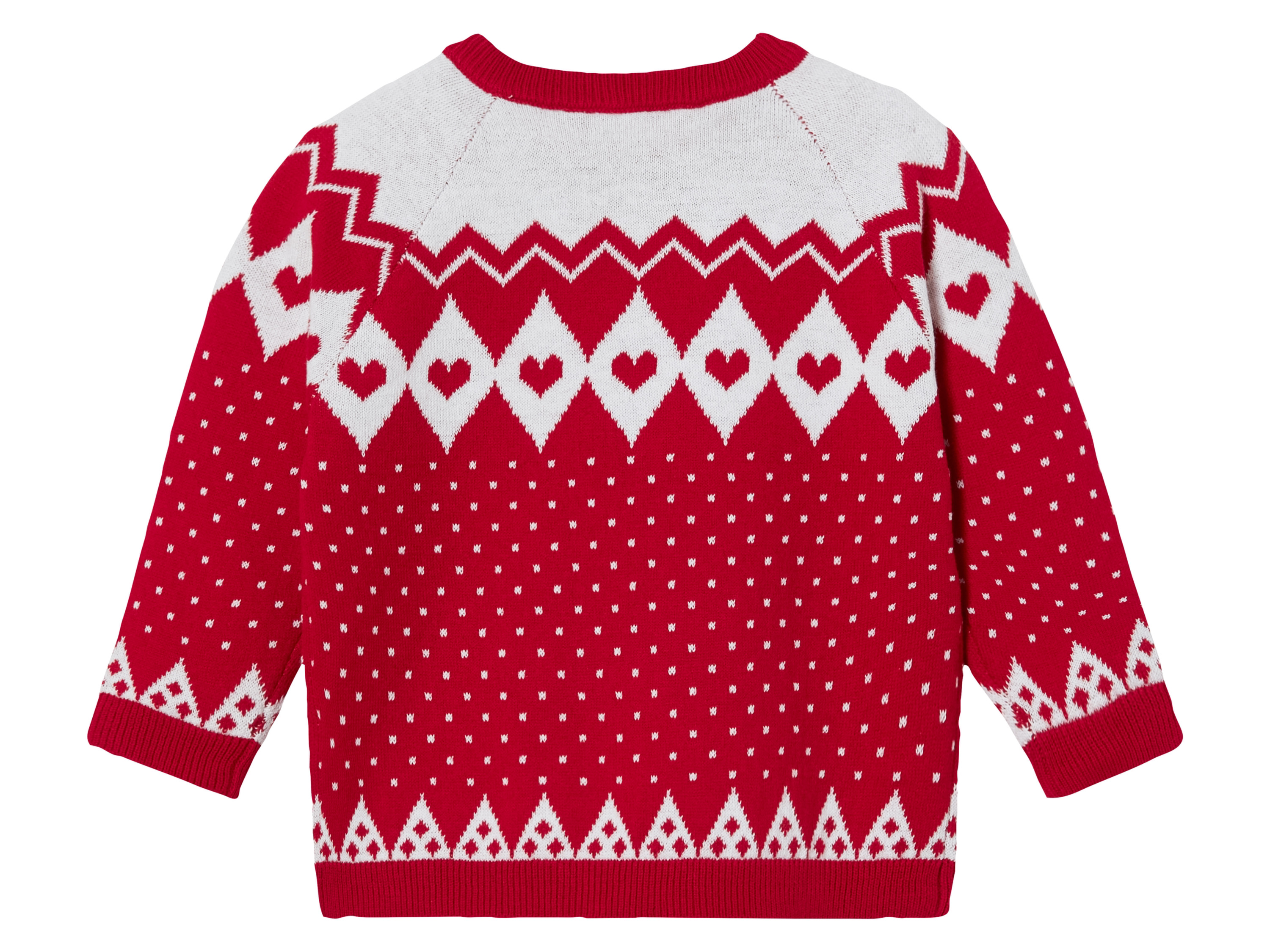 Thumbnail - lupilu® Baby Pullover Strick (Rot, 50/56)