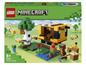 Lego Minecraft Set mit Bienenhaus, Baum und Bienenstock.