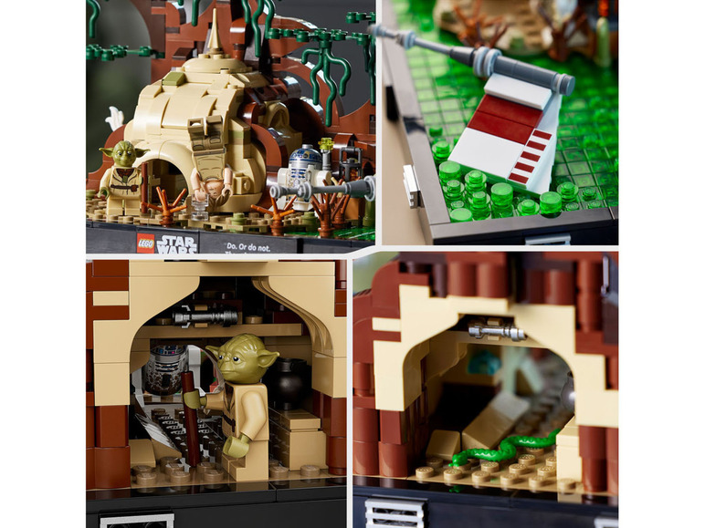 Gehe zu Vollbildansicht: LEGO® Star Wars 75330 Jedi™ »Training auf Dagobah™ – Diorama« - Bild 5