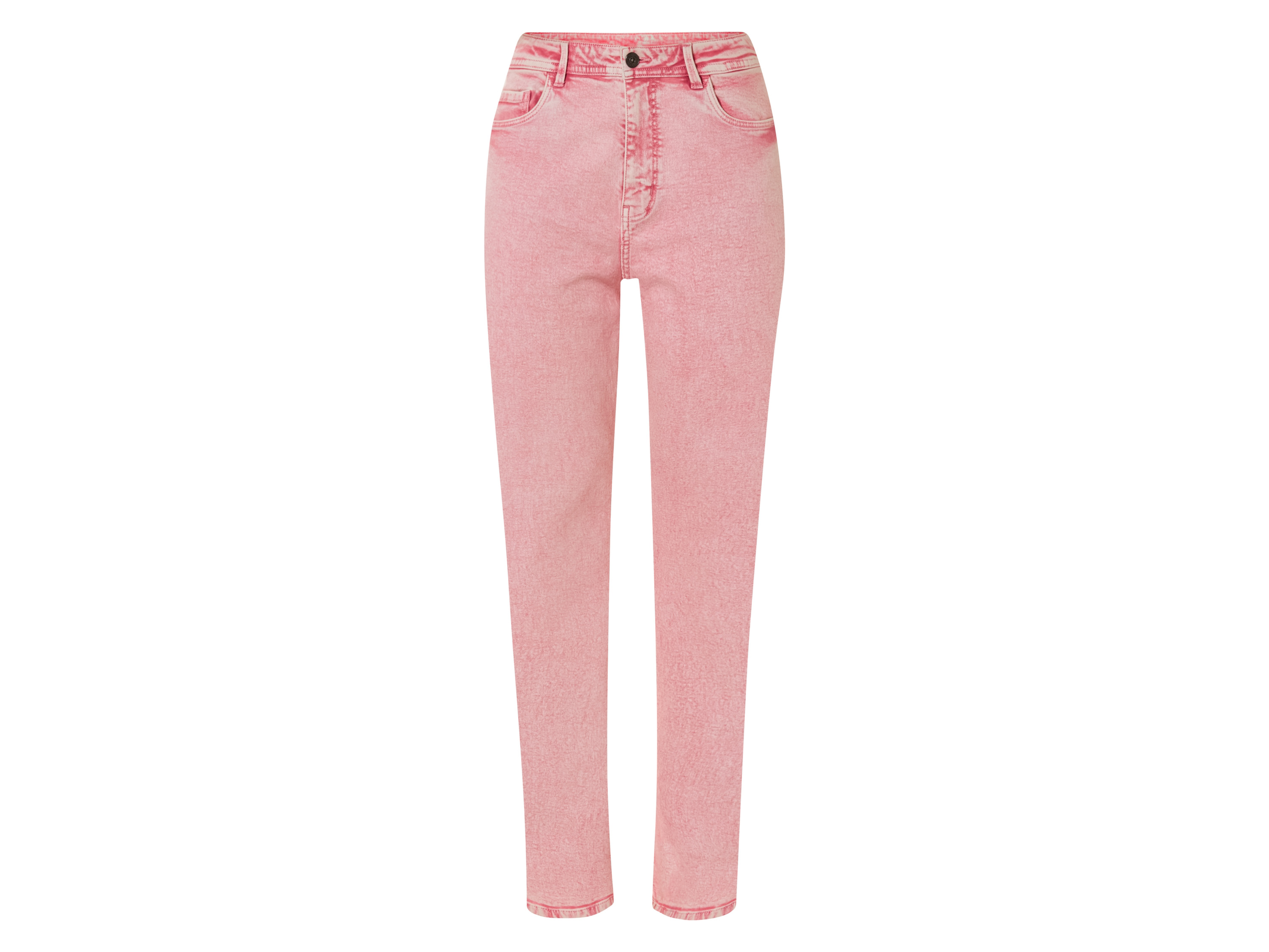 esmara® Damen Jeans Straight fit High Waist (Rosa, 46)““ | dass ein Textil- oder Lederprodukt auf mehr als 300 Schadstoffe geprüft wurde. Cotton made in Africa Wir unterstützen den nachhaltigen Baumwollanbau in Afrika Mit dem Kauf dieses Produkts leistest Du einen wichtigen Beitrag zur Zukunft Afrikas uns zum Schutz der Umwelt. Du unterstützt die Initiative Cotton made in Africa dabei, die Lebensbedingungen afrikanischer Kleinbäuerinnen und Kleinbauern und ihrer Familien zu verbessern und die Umwelt zu schützen. Mehr unter: cottonmadeinafrica.org/massbalance Eine Initiative der AID BX Trade Foundation RCS – Recycled Claim Standard Benutzung ab 20 % recyceltem Material Zertifizierungsnummer: CU 851646 Aus Alt mach Neu: Durch die Wiederverwendung bereits genutzter Materialien werden wertvolle Ressourcen gespart. RCS ermöglicht die Ermittlung und Rückverfolgung des im Produkt verwendeten Recyclingmaterials. Hohenstein Das passt perfekt Das Prüfinstitut Hohenstein führt seit rund 60 Jahren Reihenmessungen und Studien zur Erfassung der Körpermaße durch. Mit Nutzung der 3-D-Bodyscannertechnologie werden die realen Körperformen visualisiert und in verlässliche Größentabellen umgerechnet.““