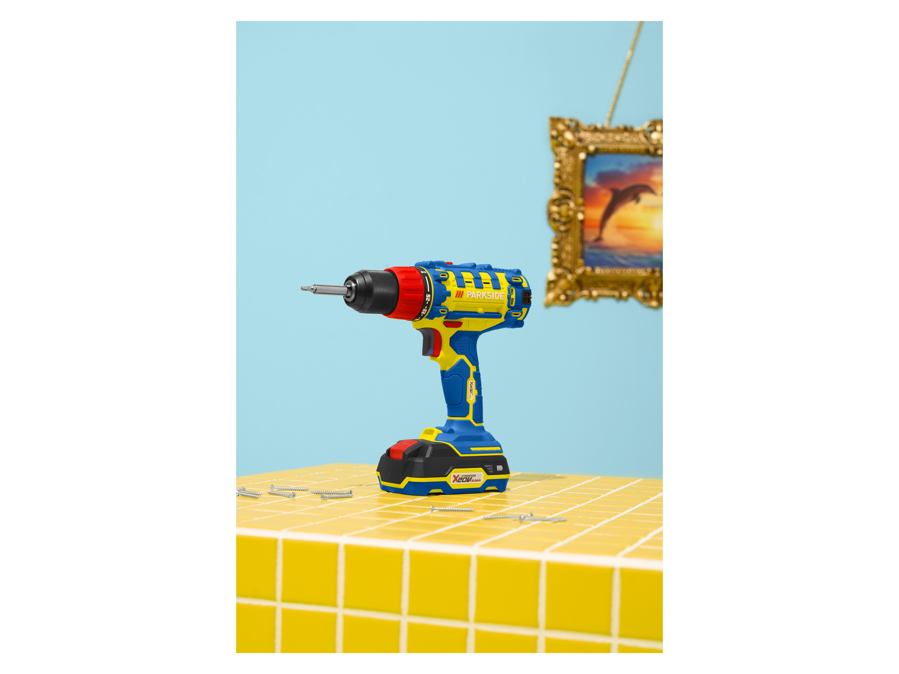 Thumbnail - PARKSIDE® 20V Jubiläums-Akku-Bohrschrauber »PABS 20-Li G8«, mit Akku und Ladegerät