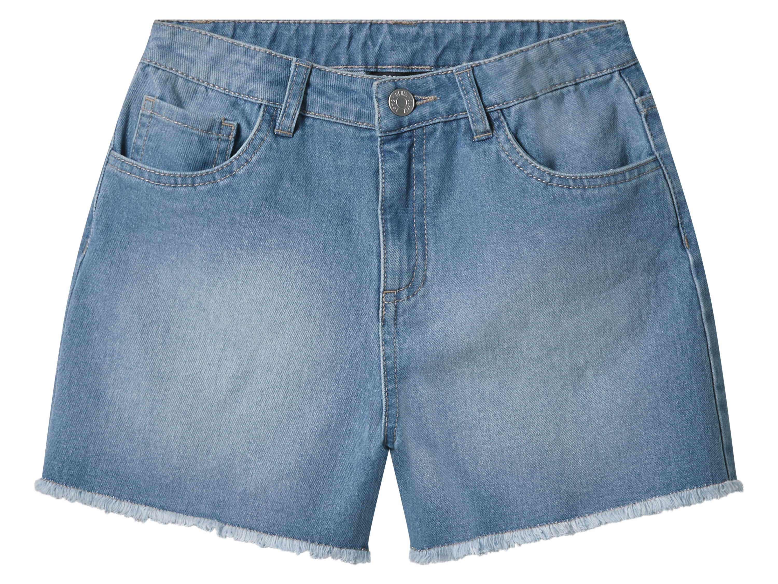 ESMARA KIDS Kinder Mädchen Jeansshorts (Blau, 146/152)