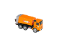Orangenes Spielzeug-Müllauto Mercedes-Benz von Klein.