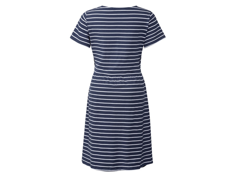 Gehe zu Vollbildansicht: bellybutton Damen Umstands-Kleid, mit hohem Baumwollanteil, blau/gestreift - Bild 2