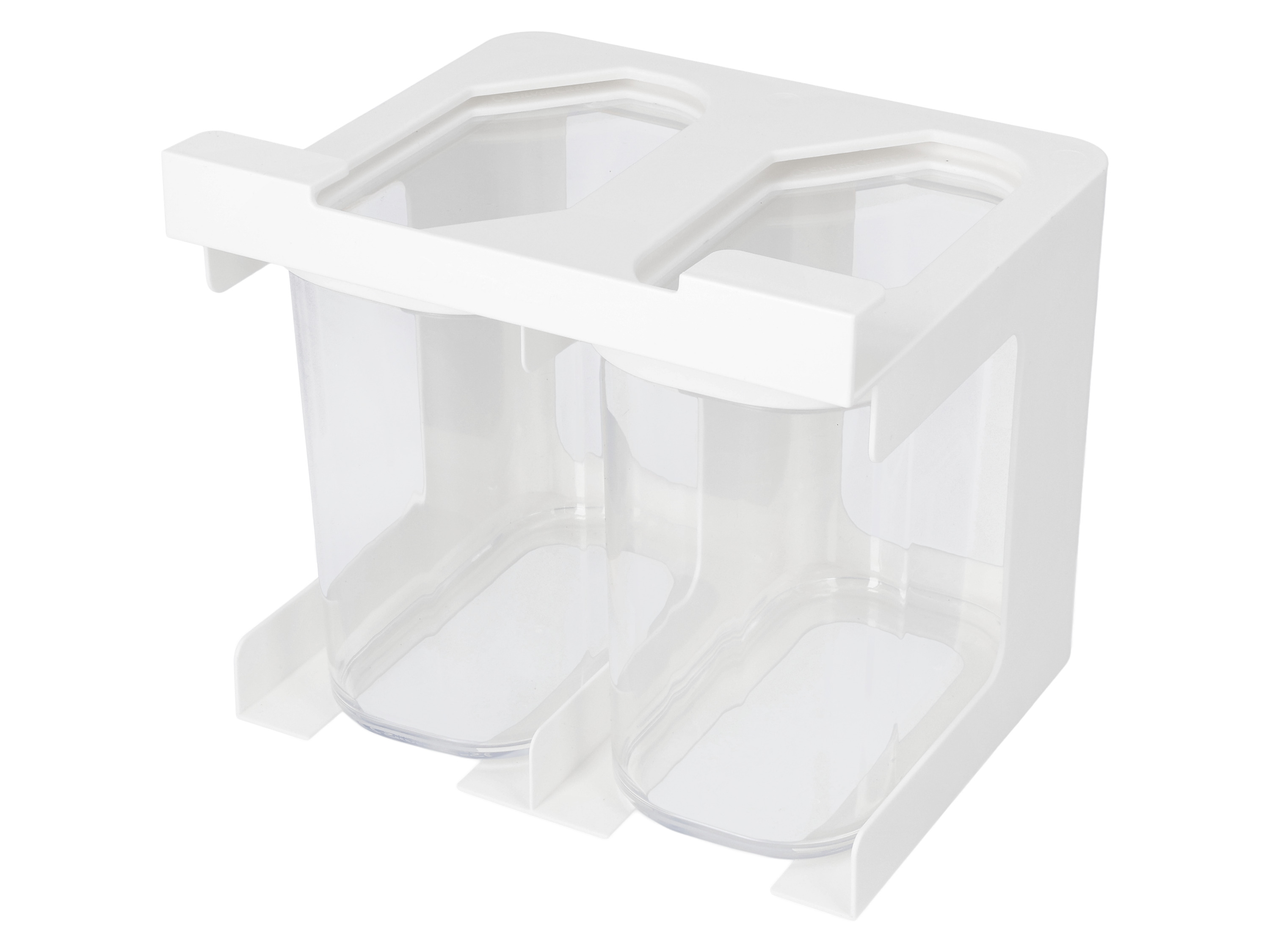 SILVERCREST® Vorratsdosen-Sets mit Ansteckregal (Unterregal Aufbewahrungs hoch)