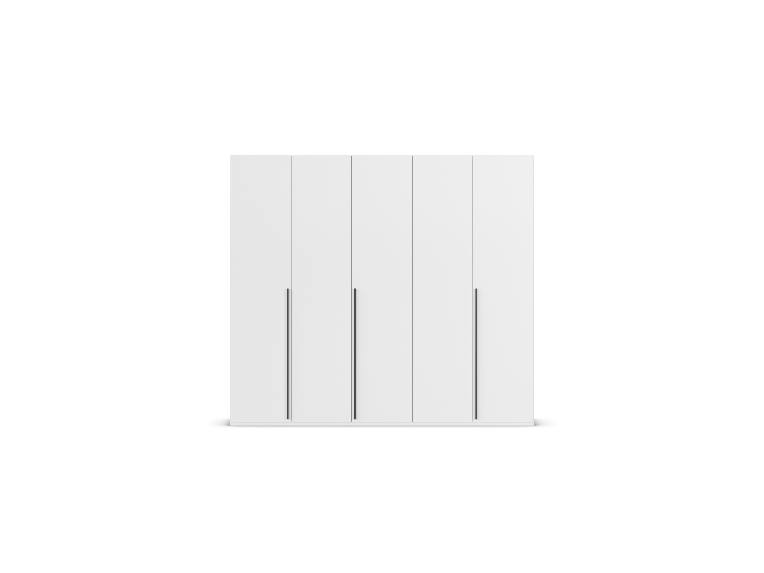 RAUCH ORANGE Montclar Drehtürenschrank (Classic-Zubehör, Weiß, Griffe Grau, Breite 251 cm / Höhe 223 cm) – Bild 4 von 4
