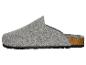Graue Filzpantoffeln mit Korksohle