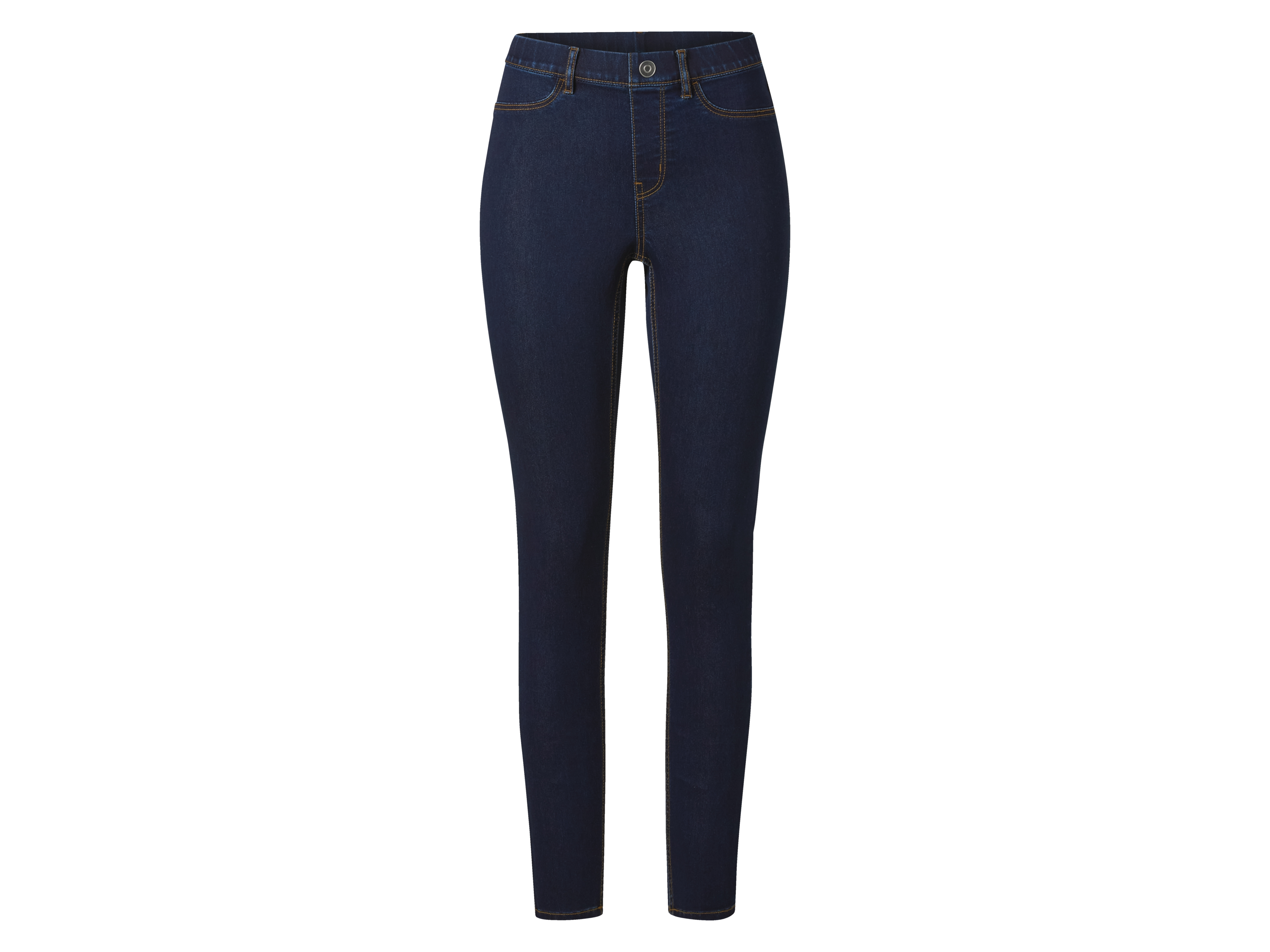 ESMARA® Damen Jeggings, normale Leibhöhe (Blau, 34)