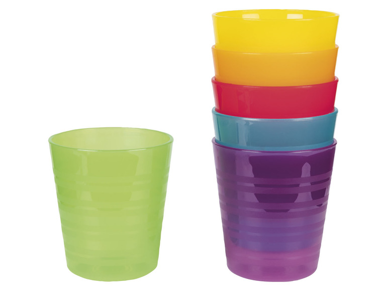 Procos Mehrwegbecher Set – 4 Stück, 250 Ml, Bruchsicher & Stapelbar – Ideal Für Gartenparty & Geburtstag