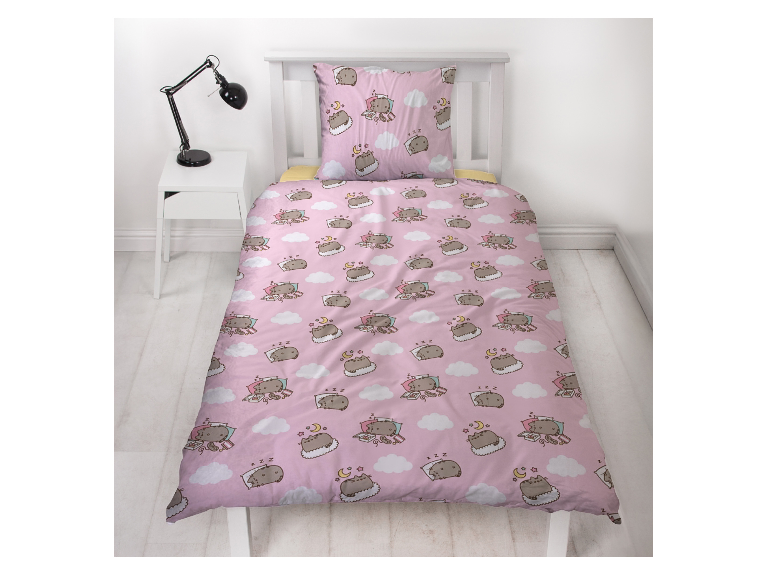 Thumbnail - Pusheen Kinder Wendebettwäsche 135 x 200 cm (Purrity)