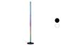 Farbige LED-Stehlampe mit schwarzem Sockel