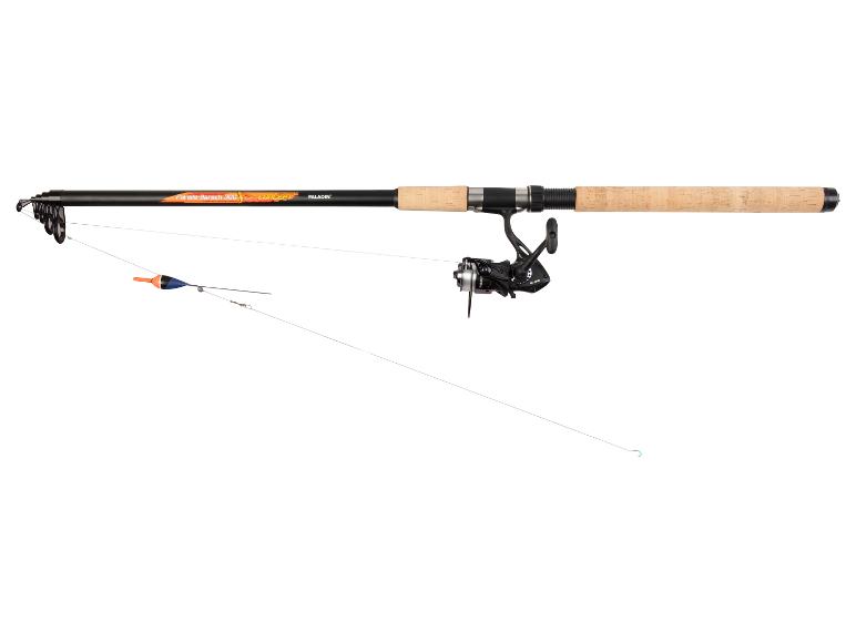 Paladin Forelle-Barsch 300 Angelrute mit Rolle und Schwimmer.
