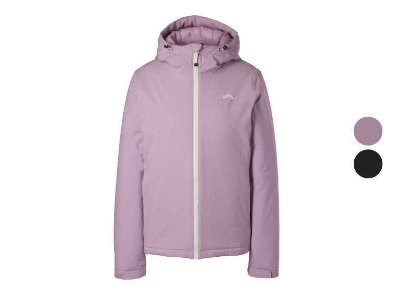 Damen-Winterjacke mit Kapuze in Lavendel, auch in Schwarz erhältlich.