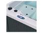 Bedienfeld und Details des HOME DELUXE Outdoor-Whirlpools Horizon.