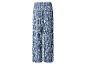 Gemusterte weite Damenhose mit Gummizug in der Taille