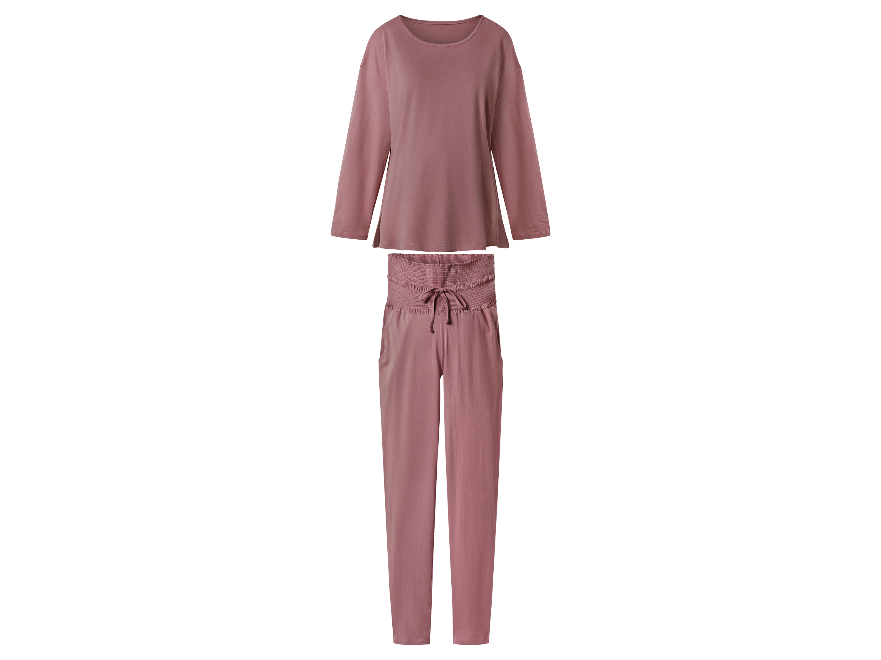 ESMARA® Damen Umstandspyjama (Rosa, L(44/46))