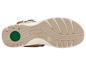 Beige Sandalen mit Footflexx-Sohle.