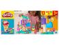 Play-Doh Super Eis: ein Kind kreiert bunte Eiscremes mit 5 Dosen Knete.
