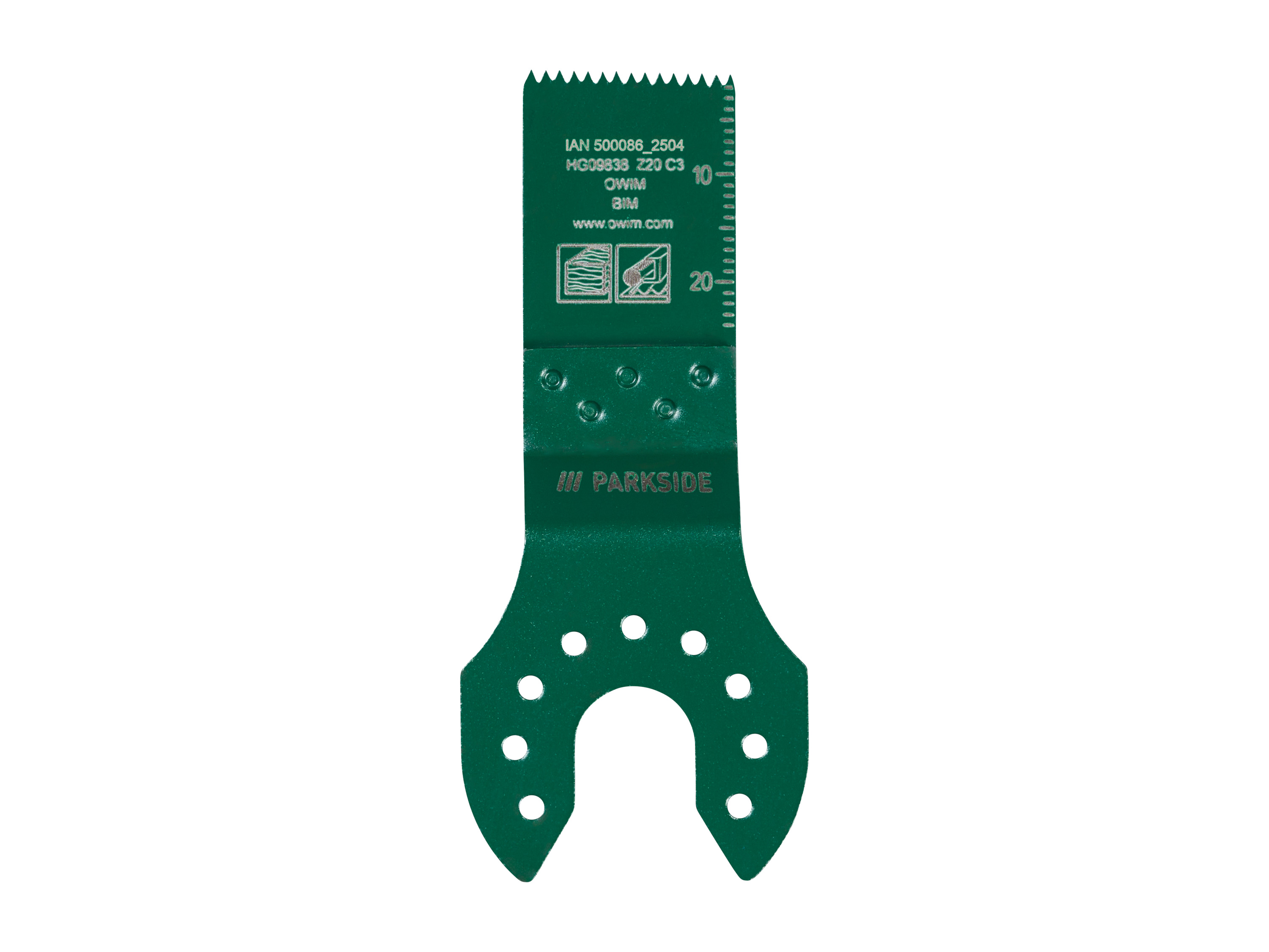 PARKSIDE® Zubehör für Multifunktionswerkzeug (HCS/HSS Tauchsägeblatt (20mm))