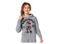 Ein grauer Hoodie mit Minnie Mouse-Print.