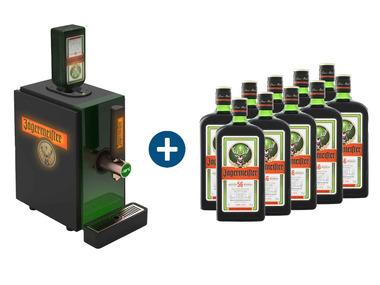 Jägermeisterpaket: Tap Maschine »1BTMII-EU« + 10 x 0,7-l-Flasche Jägermeister