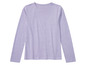 Ein hellviolettes Langarmshirt.