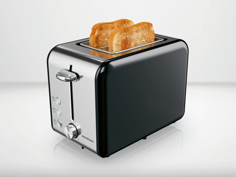 Gehe zu Vollbildansicht: SILVERCREST® KITCHEN TOOLS Toaster »STB 950 A1«, mit integriertem Brötchenaufsatz, 950 W - Bild 20