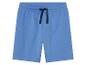Blaue Kinder-Shorts mit Kordelzug.