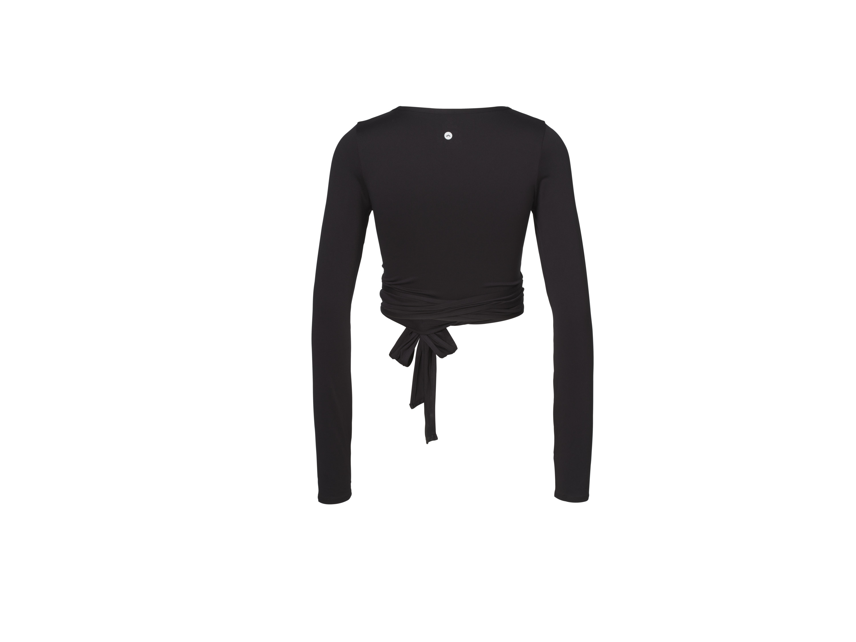 Thumbnail - CRIVIT Damen Wrap Top GRS Hyaluron (Schwarz, M(40/42))