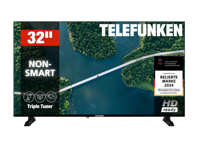 Telefunken 32-Zoll Non-Smart TV mit Triple Tuner, ausgezeichnet als „Beliebte Marke 2024“