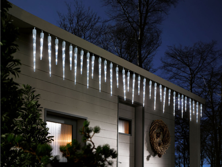 Gehe zu Vollbildansicht: LIVARNO home Eiszapfen-Lichterkette, 128 LEDs - Bild 9