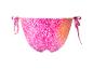 Bikinihose, rosa-orangener Leopardenprint.