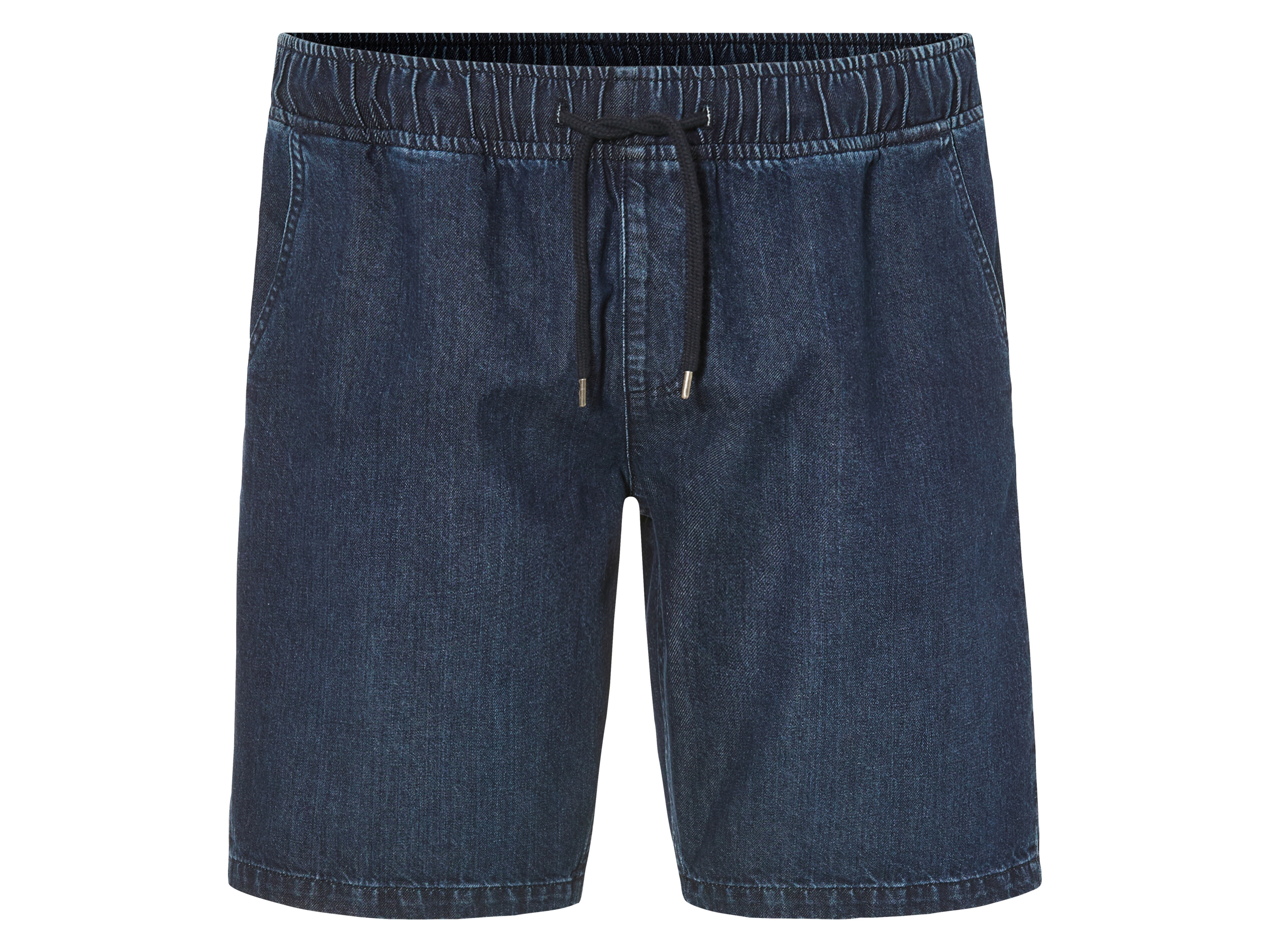 LIVERGY® Herren Jeansshorts (Dunkelblau, M (48/50))