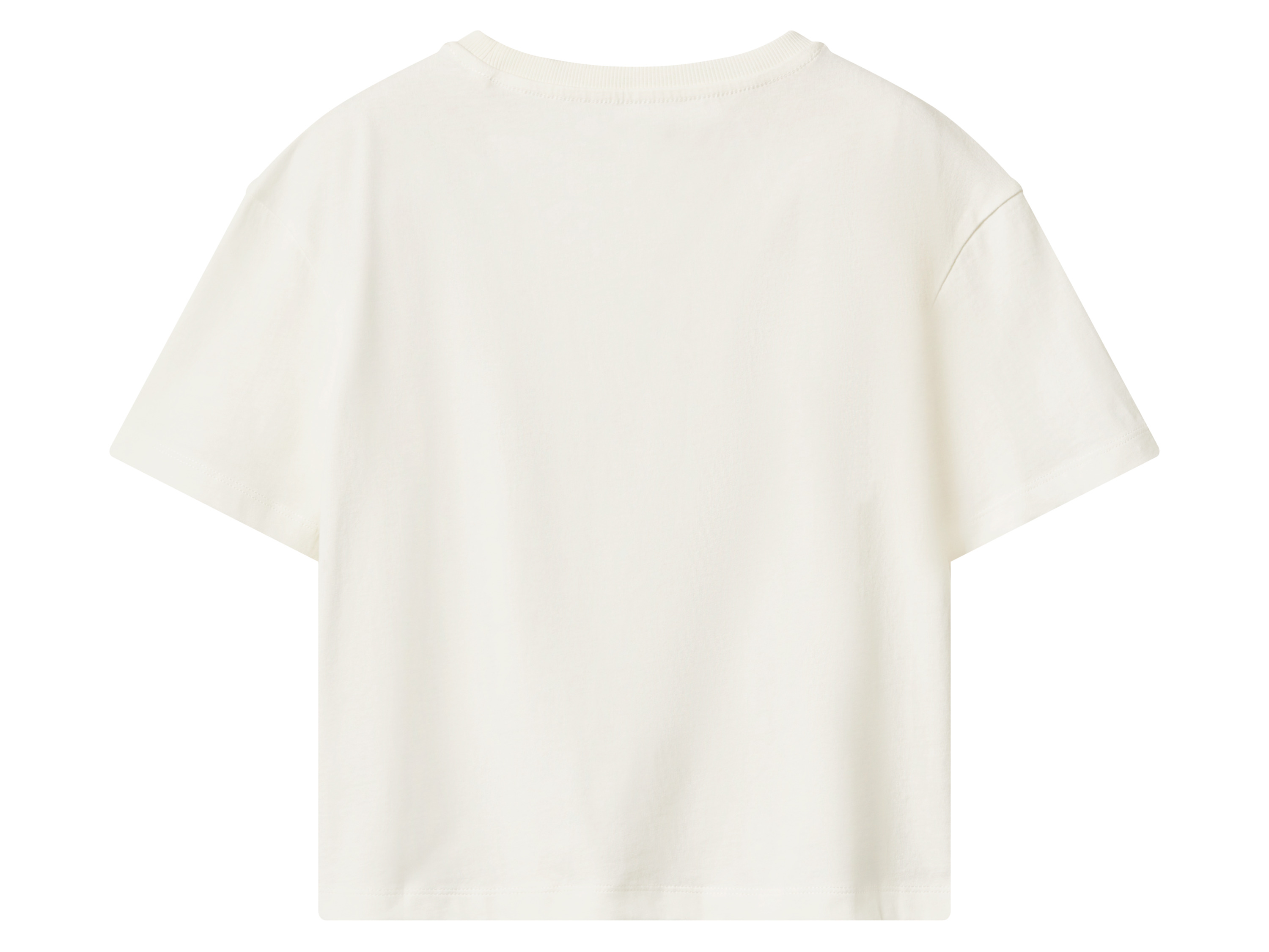 Thumbnail - Esmara Kids Kinder Mädchen T-Shirt, 2 Stück (weiß/beige, 146/152)