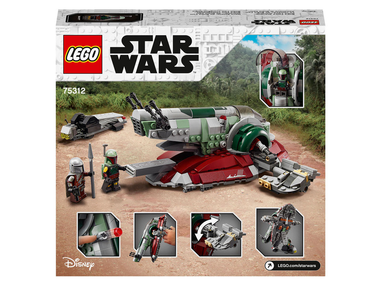 Gehe zu Vollbildansicht: LEGO® Star Wars 75312 »Boba Fetts Starship™« - Bild 9