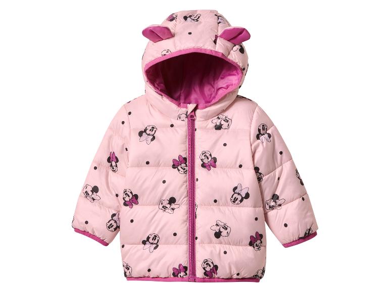 Rosa Minnie Maus Kinderjacke mit rosa Ohren an der Kapuze