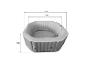 HOME DELUXE Outdoor Whirlpool Drop mit Maßen: 185 cm Breite, 145 cm Innenbreite, 65 cm Höhe.