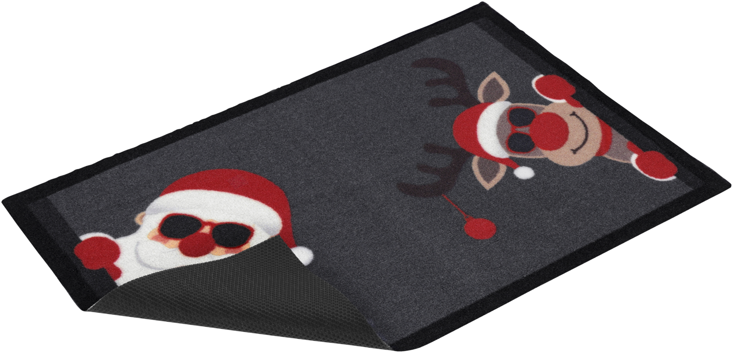 LIVARNO® Schmutzfangmatte »Weihnachten« (Weihnachtsmann und Rudolph) – Bild 2 von 2