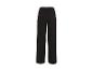 Schwarze weite Hose mit elastischem Bund