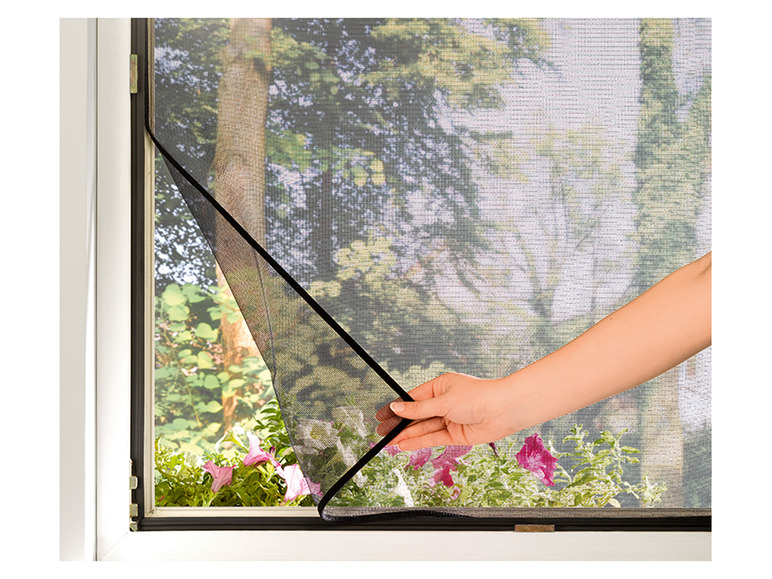 Gehe zu Vollbildansicht: LIVARNO home Fliegengitter mit Klettverschluss max. 130 x 150 cm - Bild 3