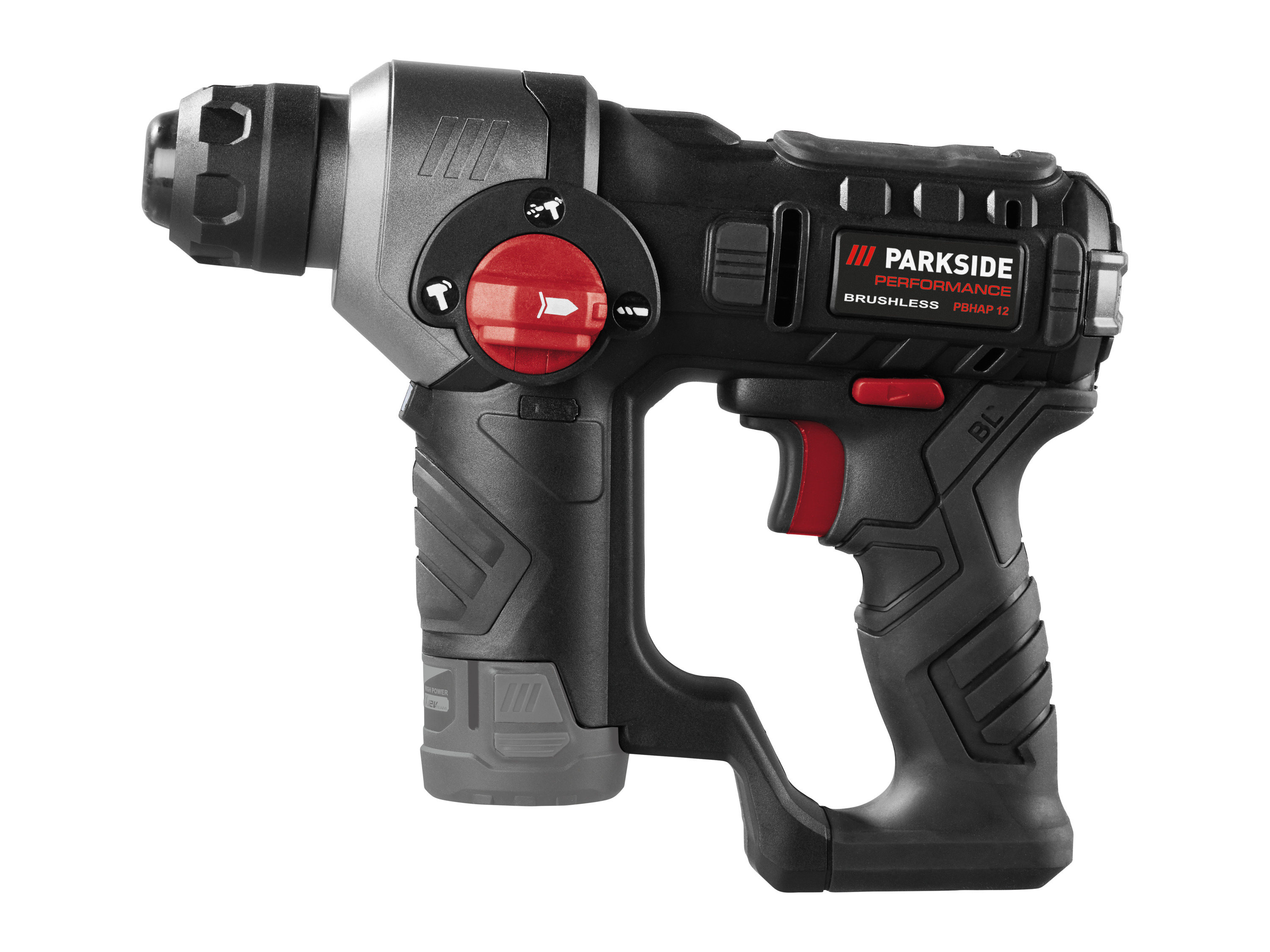 PARKSIDE PERFORMANCE® 12 V Akku-Bohrhammer »PBHAP 12 A1«, ohne Akku und Ladegerät – Bild 4 von 4