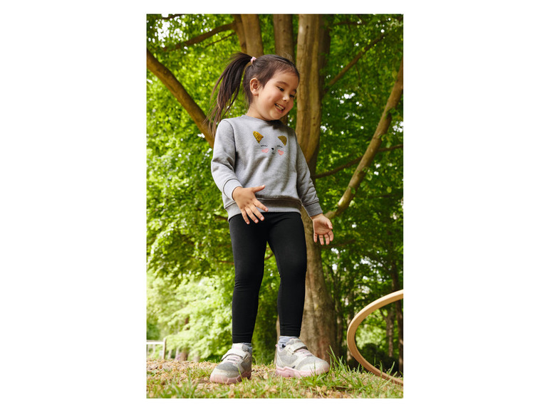 Gehe zu Vollbildansicht: lupilu® Mädchen Kleinkinder Leggings, aus weicher Plüsch-Qualität - Bild 10