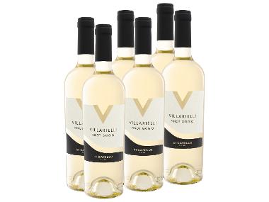 6 x 0,75-Flasche Weinpaket VILLARIELLI Pinot Grigio Terre di Chieti IGP halbtrocken, Weißwein